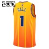 Camiseta Niños NBA Charlotte Hornets Lamelo Ball 2025-26 Jordan City Edition Gold Swingman